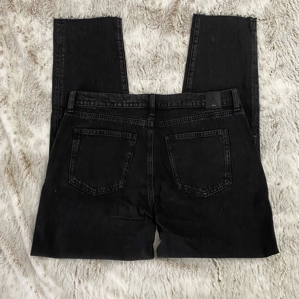 HALE Women Boyfriend Jeans | High Rise Straight Leg Boyfriend Jeans | Straight - Picture 8 of 11